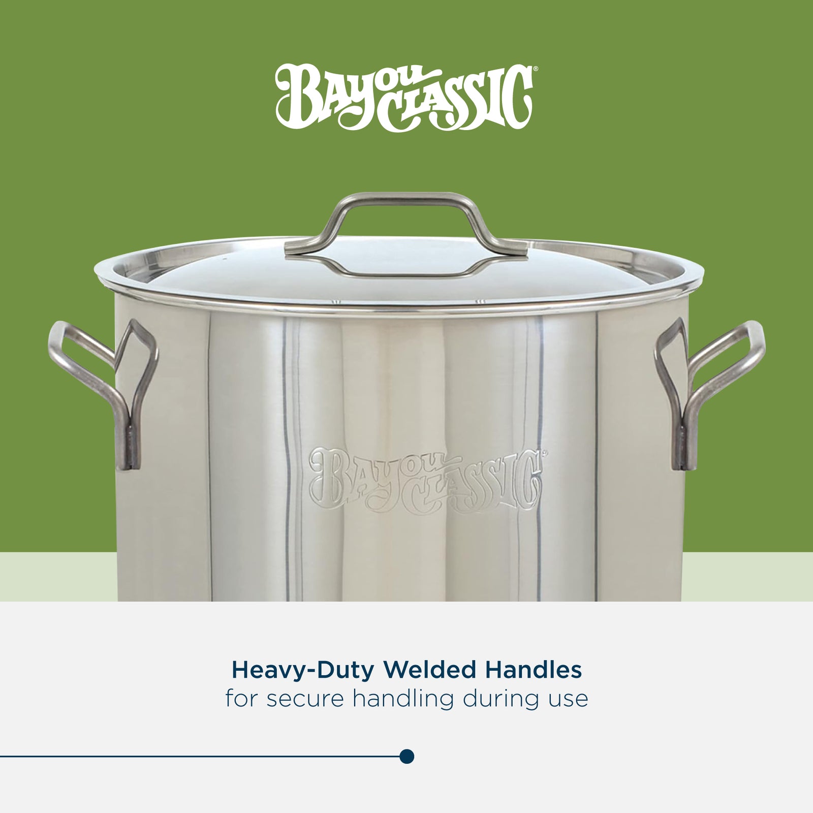Bayou Classic 30 Quart / 7.5 Gallon Stainless Steel Kettle Pot with Lid (Used) - VMInnovations