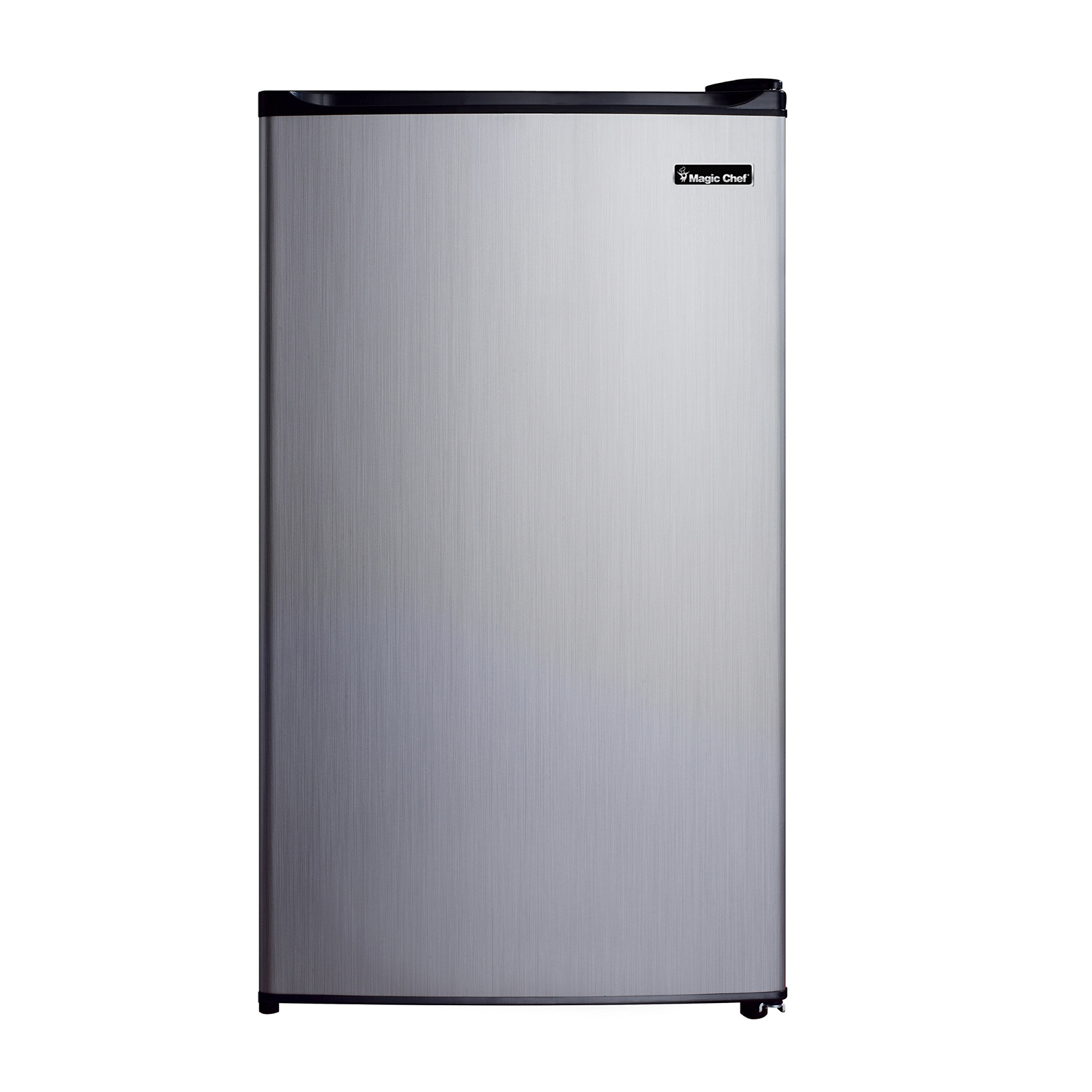 Magic Chef 3.5 Cubic Feet Compact Mini Refrigerator & Freezer, Silver (Used) - VMInnovations
