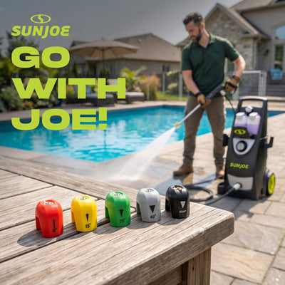 Sun Joe 5 Piece Quick Connect Pressure Washer Spray Tips, SPX3000-TPS