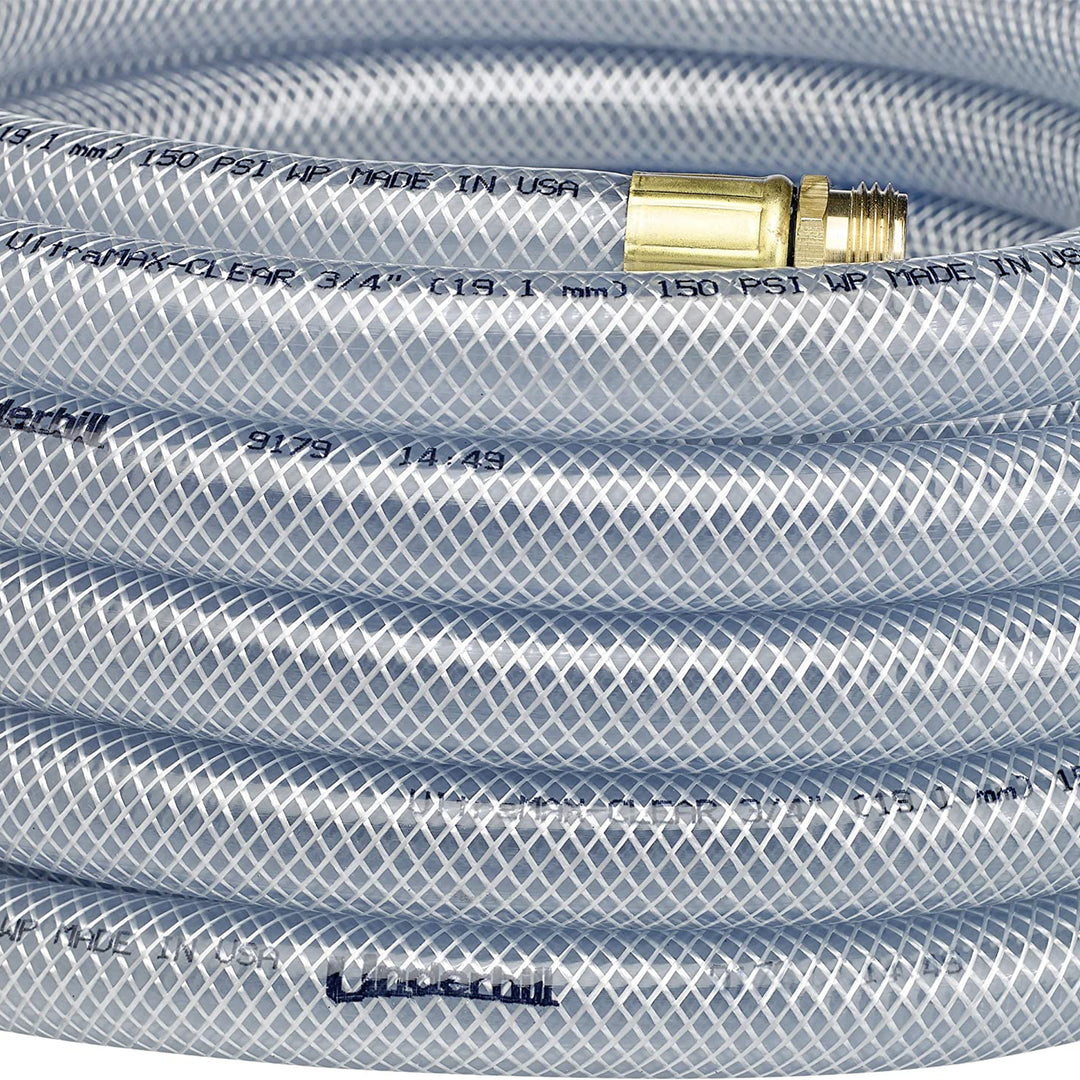 Underhill UltraMax Clear 1 Inch x 75 Foot Heavy Duty Garden Water Hose (Used) - VMInnovations