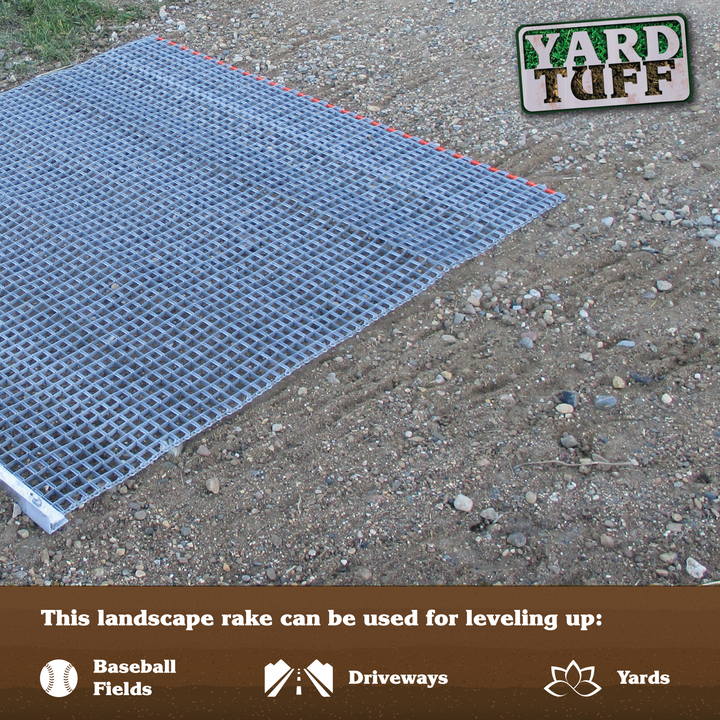 Yard Tuff ATV/UTV 3' x 3' Zinc Plated Field Surface Leveling Drag Mat (Used)