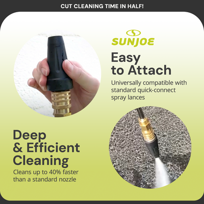 Sun Joe Turbo Head Spray Nozzle for SPX Series, Quick-Connect, SPX-TSN-34S - VMInnovations