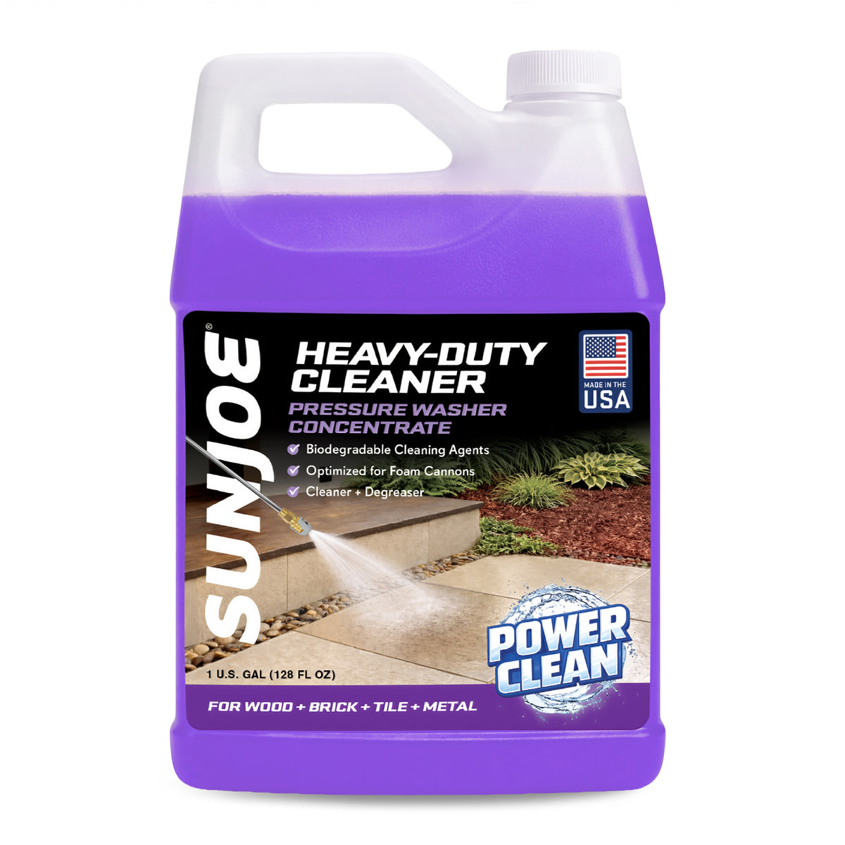 Sun Joe All-Purpose Pressure Washer Cleaner and Degreaser, 1 Gallon, SPX-APC1G