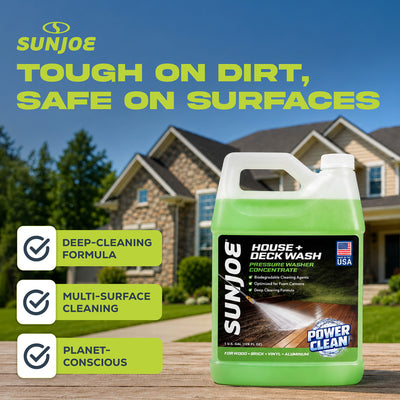 Sun Joe House & Deck All-Purpose Pressure Washer Concentrated Cleaner (Open Box) - VMInnovations