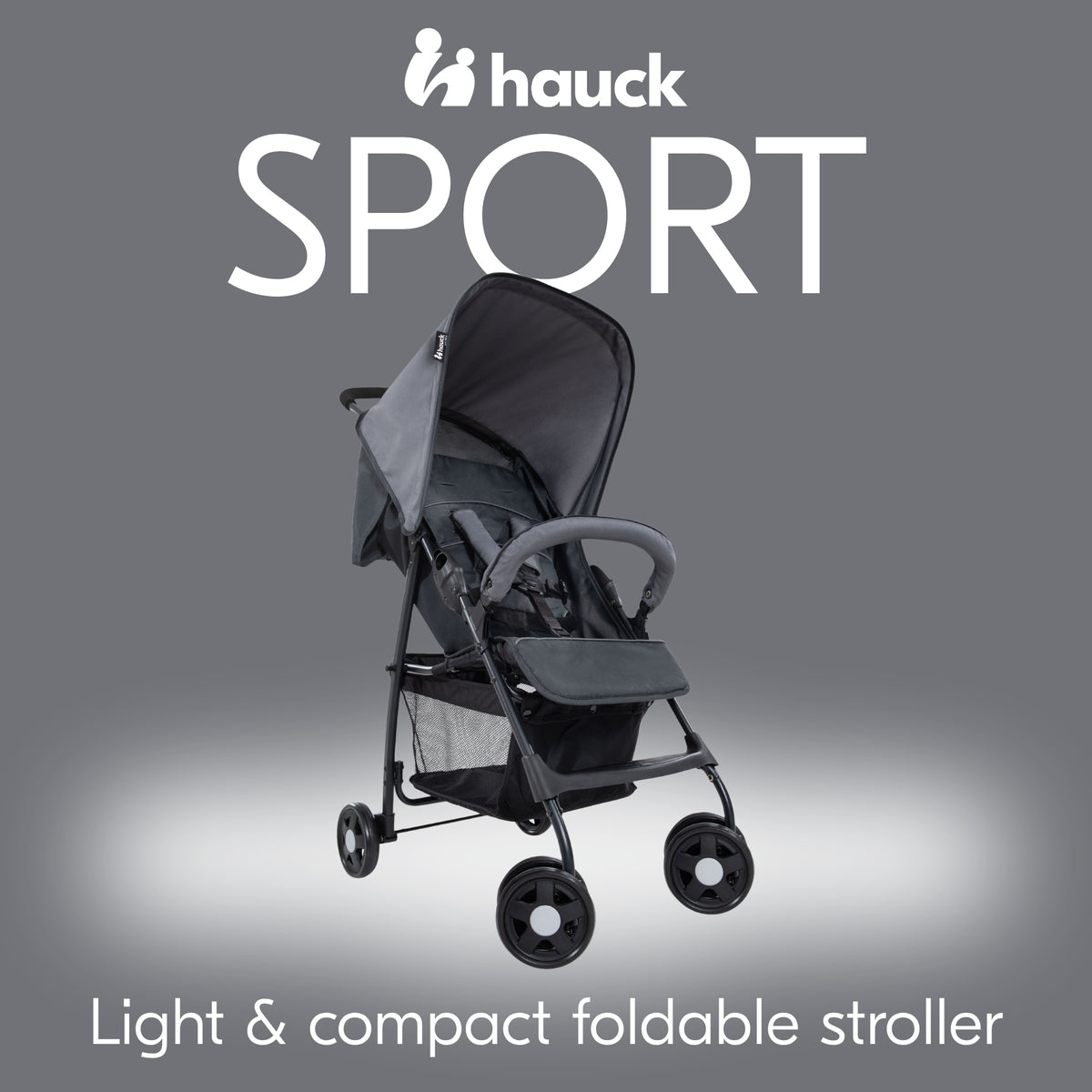 hauck Sport T13 Lightweight Compact Foldable Stroller Pushchair, (Open Box)