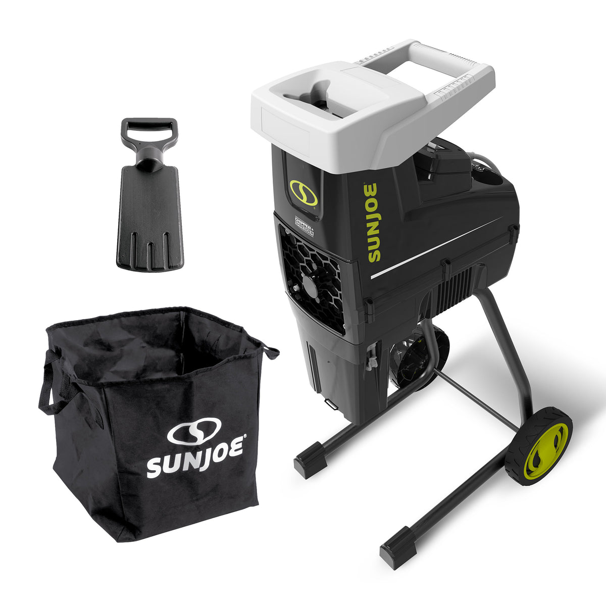 Sun Joe Silent Wood Chipper Shredder, 15 Amp Machine with 1.7" Diameter (Used) - VMInnovations