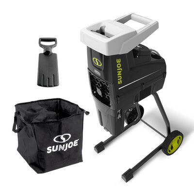 Sun Joe Silent Wood Chipper Shredder, 15 Amp Machine with 1.7" Diameter (Used) - VMInnovations