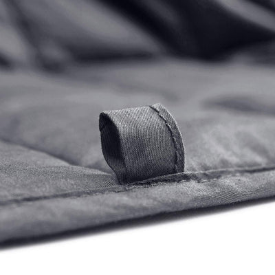 YnM Cotton 60 x 80 Weighted Blanket for Queen & King Beds, Dark Gray (Open Box) - VMInnovations