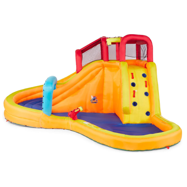 Banzai Kids Inflatable Outdoor Lazy River Water Park Slide and Pool (For Parts)