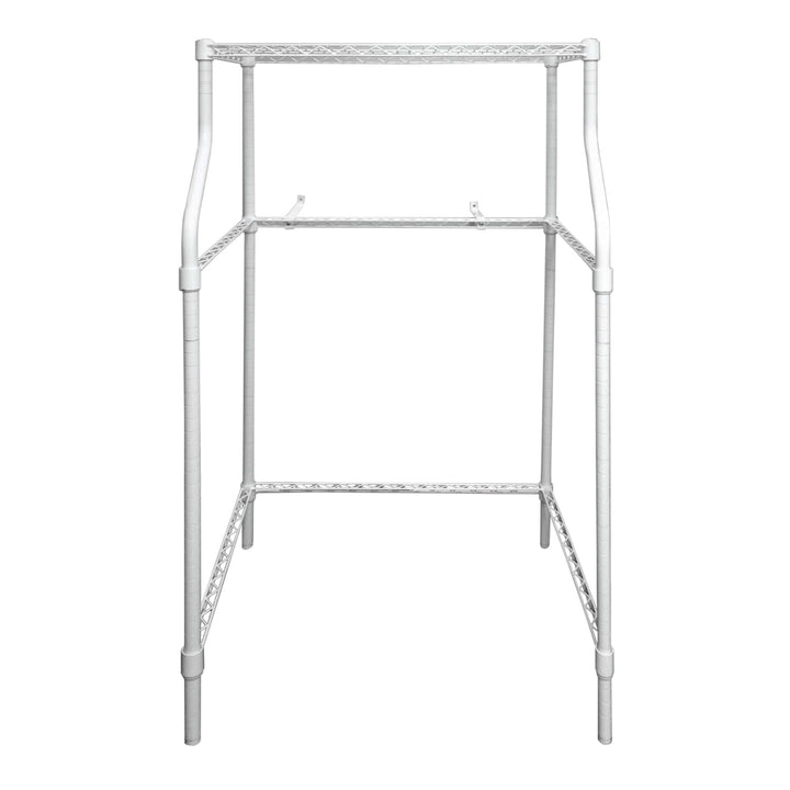 Magic Chef Clothing Drying Rack Stand for Laundry, Powder Coated Metal, White