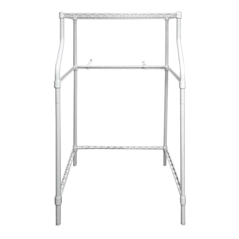 Magic Chef Compact Powder Coat Metal Laundry Drying Rack Stand, White (Open Box)