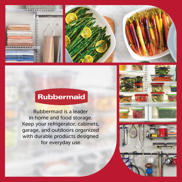 Rubbermaid Shed 50 Pound Capacity 34 In Tool and Sports Rack (Open Box) (2 Pack)