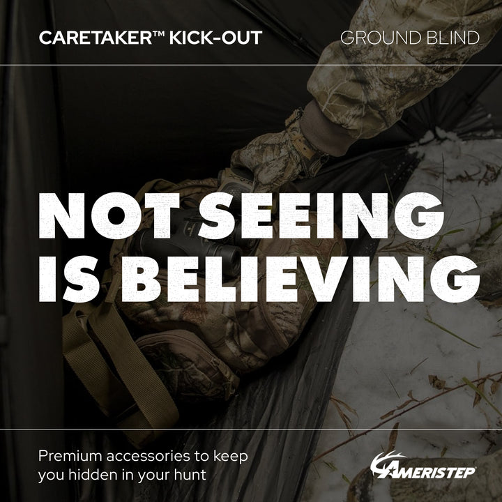 Plano Ameristep Care Taker Kick Out Outdoor 2 Person Hunting Blind (Open Box) - VMInnovations