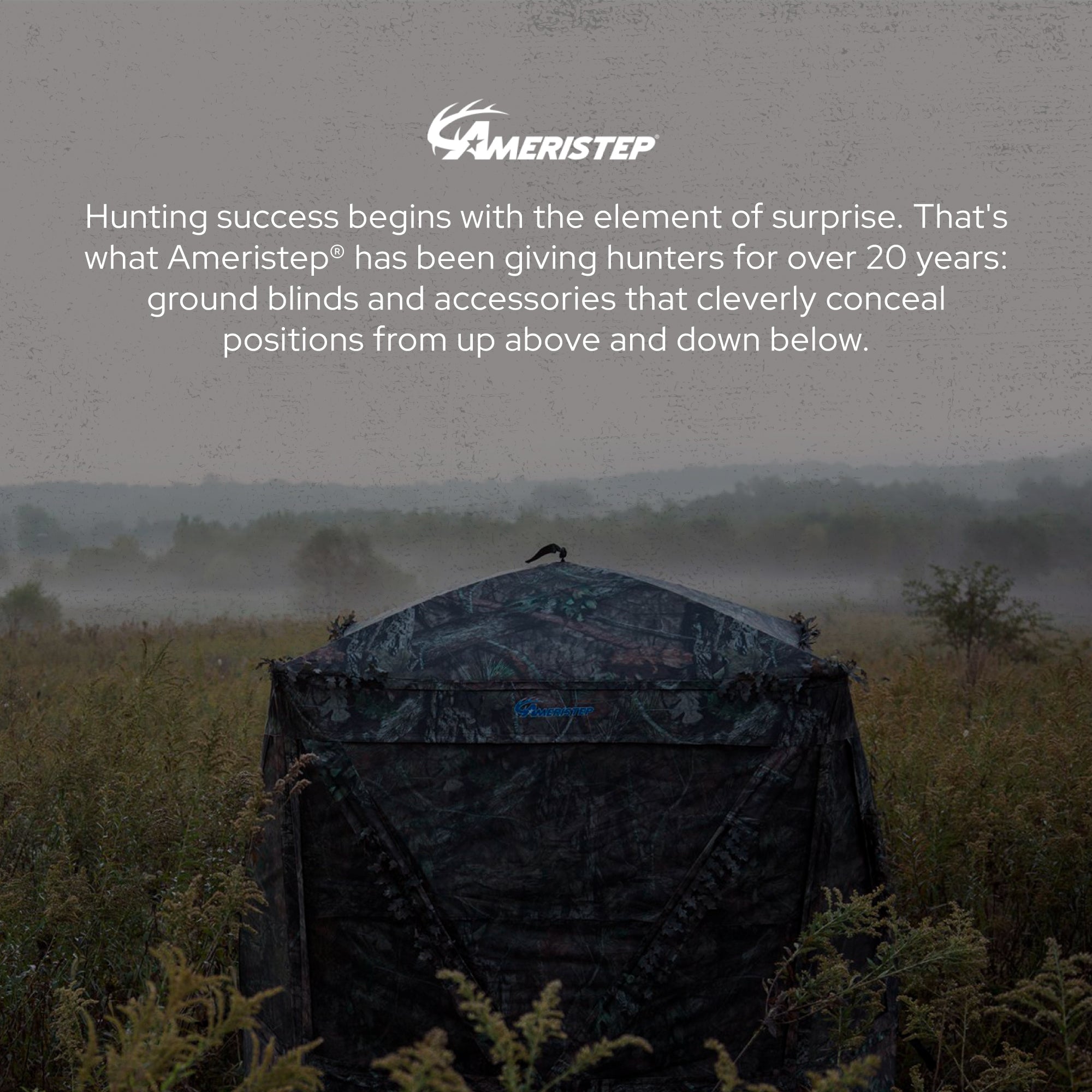 Plano Ameristep Care Taker 2 Person Kick Out Hunting Blind, Camouflage(Used) - VMInnovations
