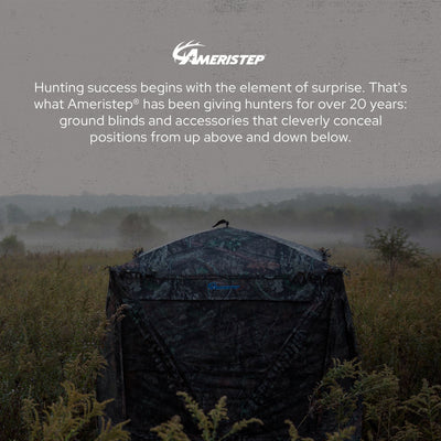 Plano Ameristep Care Taker Kick Out Outdoor 2 Person Hunting Blind (Open Box) - VMInnovations