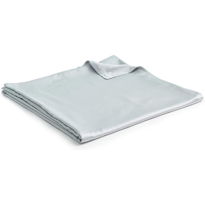 YnM 60"x80" Natural Bamboo Duvet Cover for Weighted Blankets, Light Grey (Used) - VMInnovations