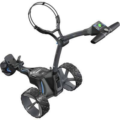 Motocaddy M5 GPS 3 Wheel Golf Electric Caddy w/ Carrying Golf Club Bag, Fuchsia - VMInnovations