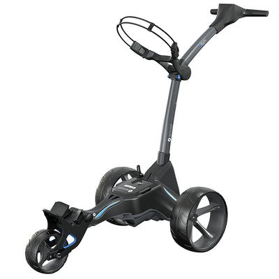 Motocaddy M5 GPS 3 Wheel Golf Electric Caddy w/ Carrying Golf Club Bag, Fuchsia