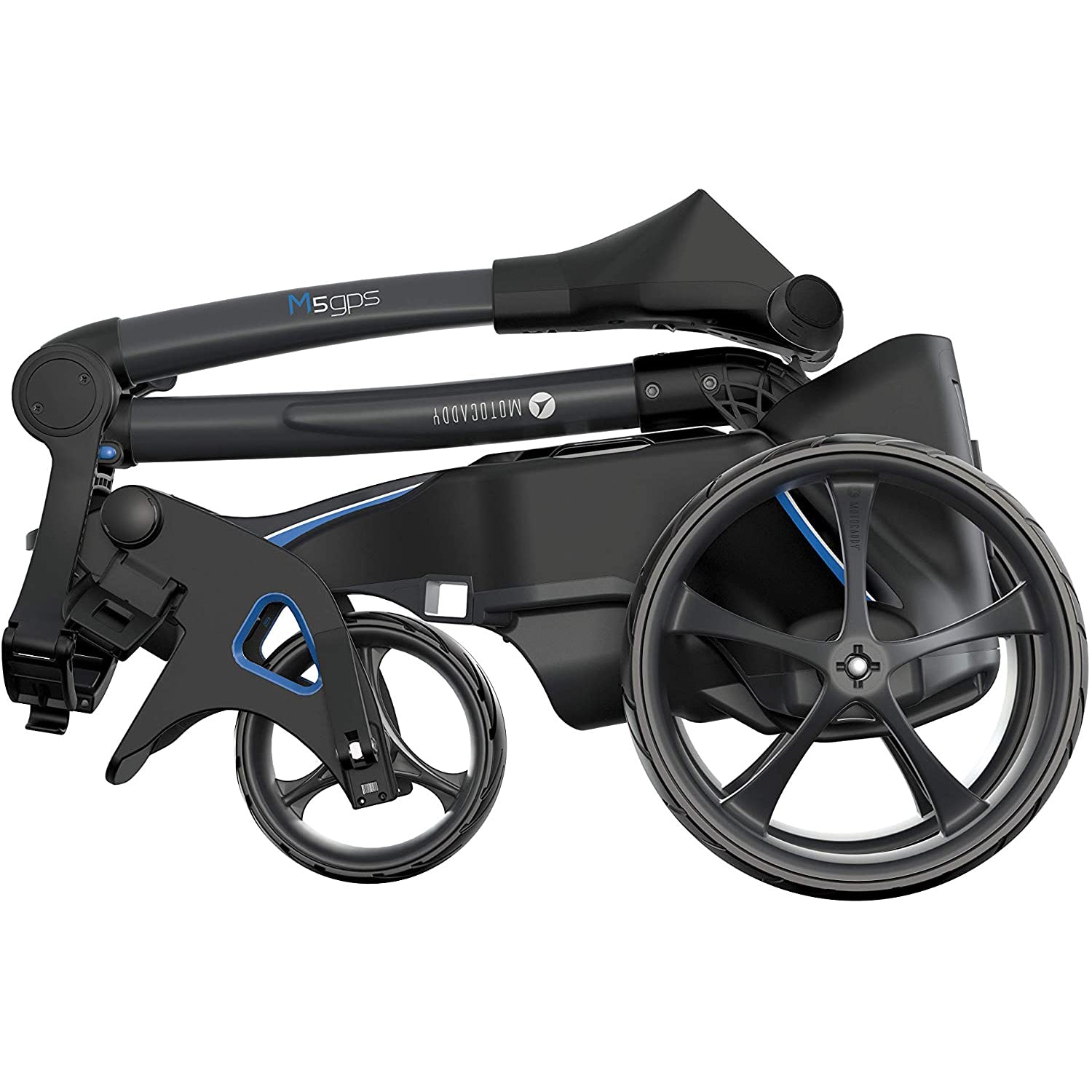Motocaddy M5 GPS 3 Wheel Golf Electric Caddy w/ Carrying Golf Club Bag, Fuchsia - VMInnovations