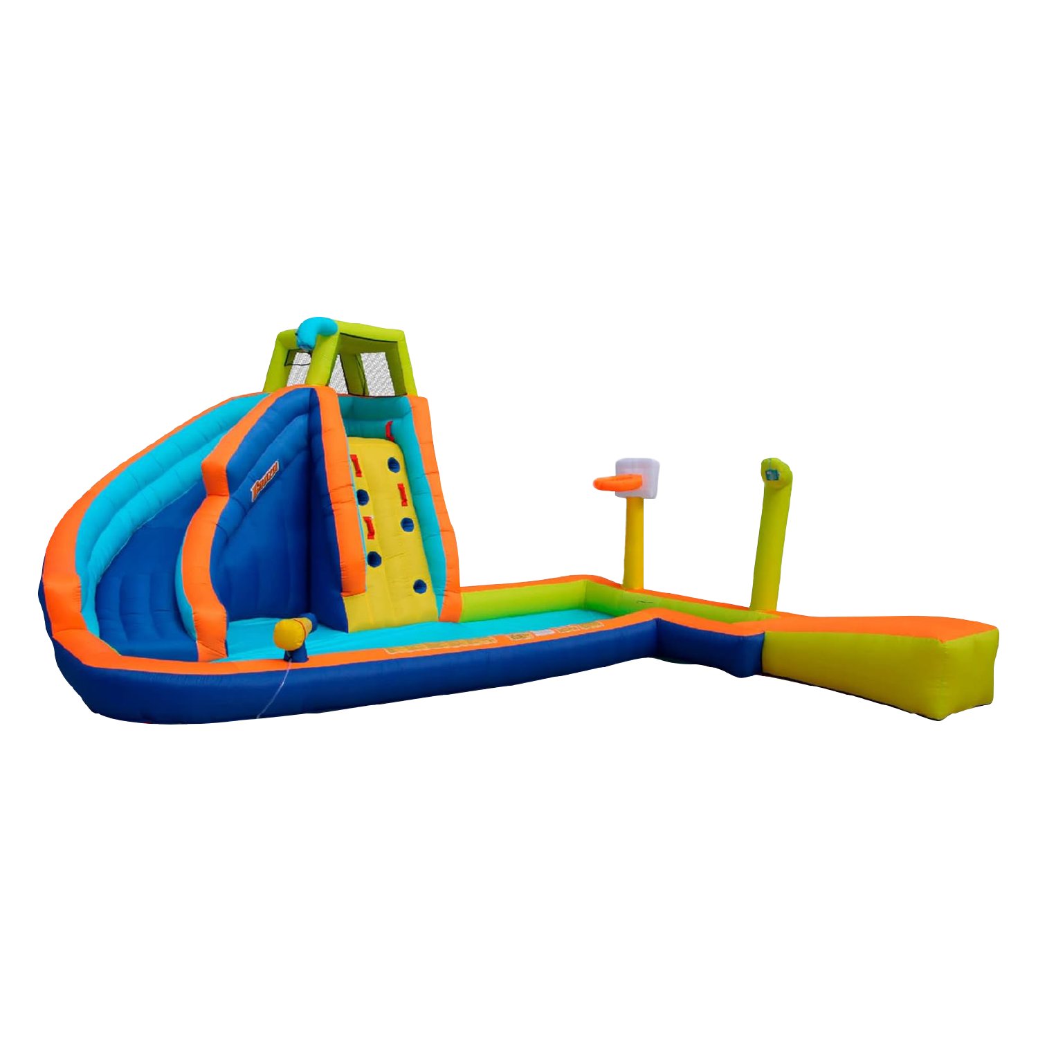 Banzai Hyper Drench 8-in-1 Giant Inflatable Water Slide Park Bounce House (Used)