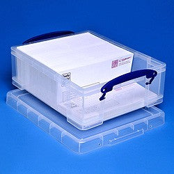 Really Useful Box 8.1L Plastic Storage Container w/Snap Lid & Lock Handle (Used) - VMInnovations