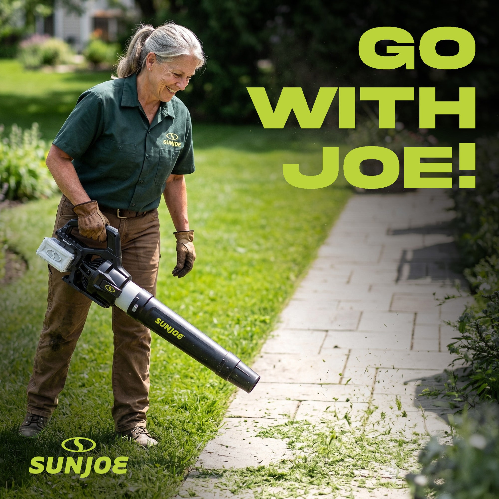 Sun Joe Cordless Brushless Turbine Jet Blower with Battery/Charger, (Open Box)