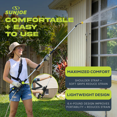 Sun Joe 9 Foot Universal Pressure Washer Sky Lance Extension Wand Kit (Open Box) - VMInnovations