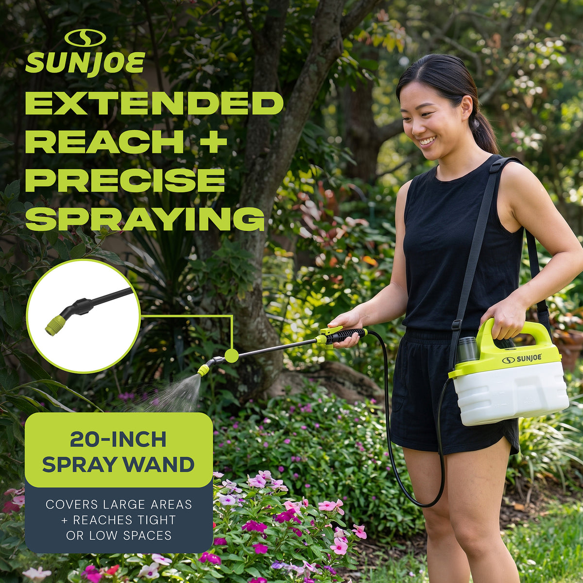 Sun Joe 4V Cordless Chemical Sprayer with 3W Motor and Battery, 1 Gal, SJ-APS-1G