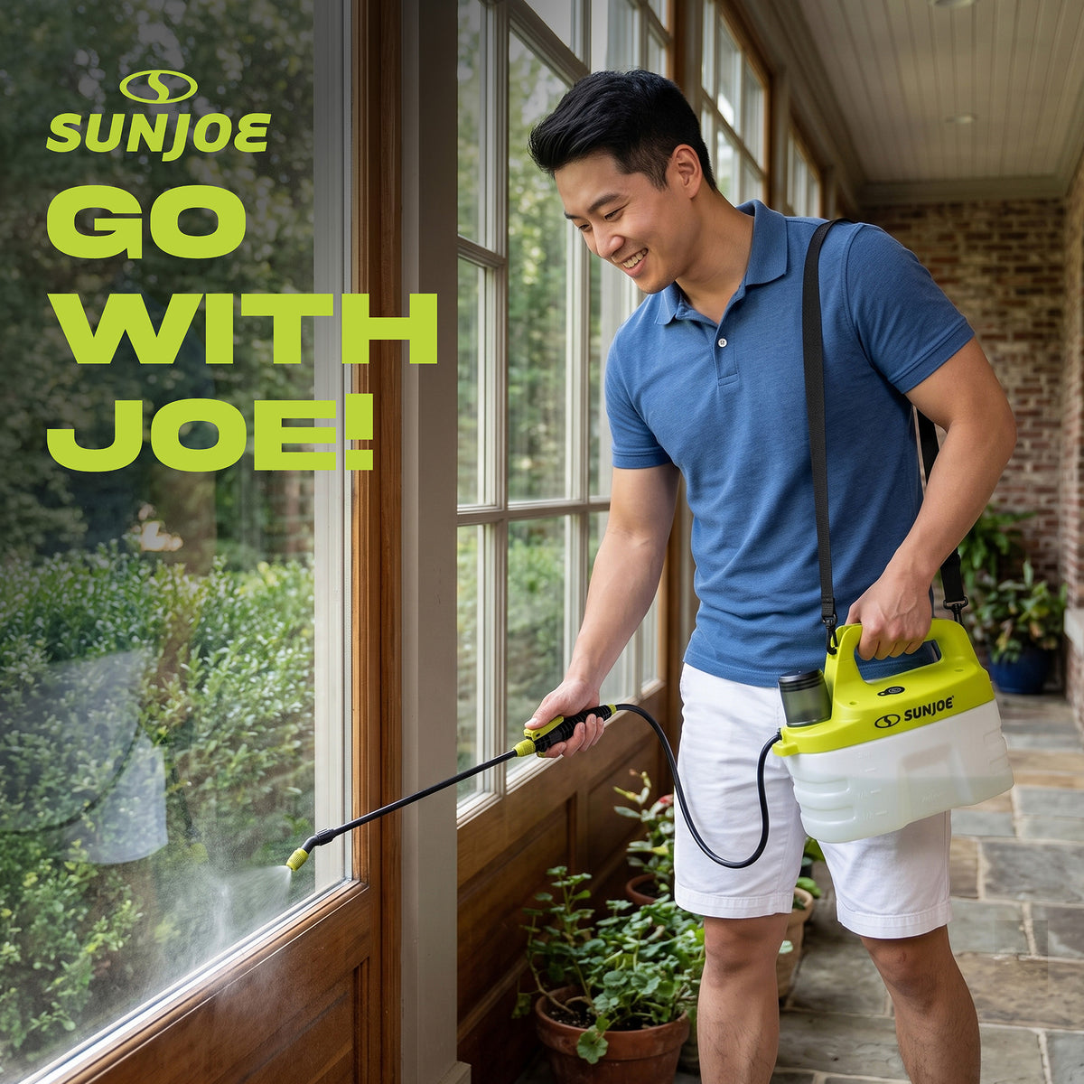 Sun Joe 4V Cordless Chemical Sprayer with 3W Motor and Battery, 1 Gal, SJ-APS-1G