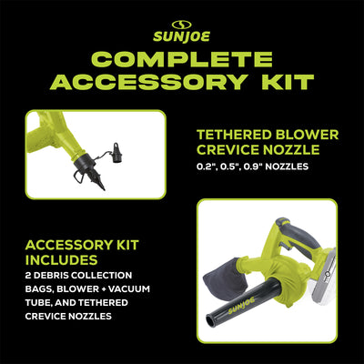 Sun Joe 24V IONMAX Work Shop Blower and Vacuum Battery Charger, 24V-WSB-LTE - VMInnovations
