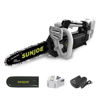 Sun Joe 24V 10-Inch 600W Chain Saw Kit with 4.0Ah Battery & Charger (Open Box) - VMInnovations