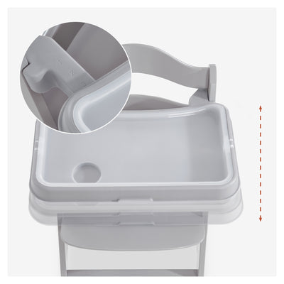 Alpha High Chair Tray Table Compatible with Wooden Alpha+ and Beta+, Grey (Used) - VMInnovations