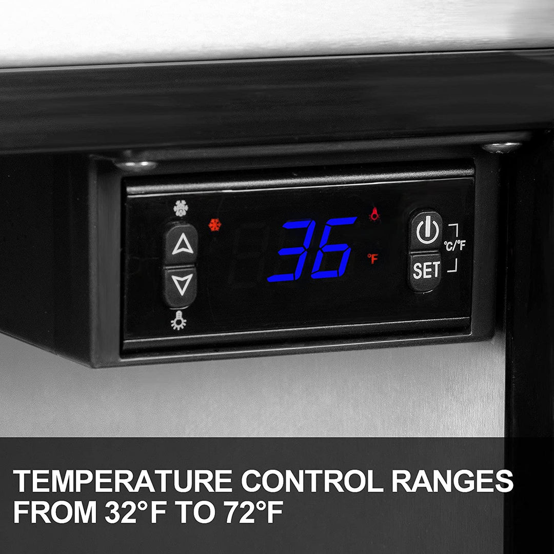 IceJungle Full Size Kegerator Tap Beer Dispenser, Stainless Steel (For Parts) - VMInnovations