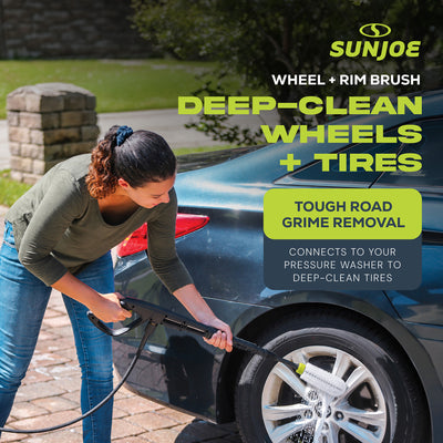 Sun Joe Auto Cleaning System, Pressure Washer Kit, Rotating Brush, (For Parts) - VMInnovations