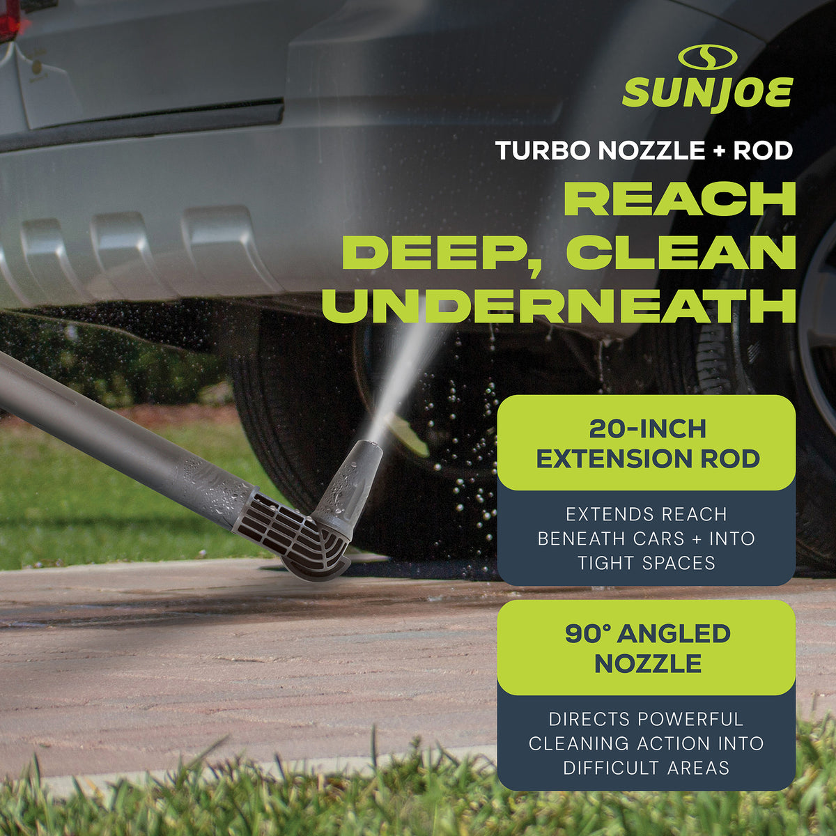 Sun Joe Auto Cleaning System, Pressure Washer Kit, Rotating Brush, SPX-ACS-MAX