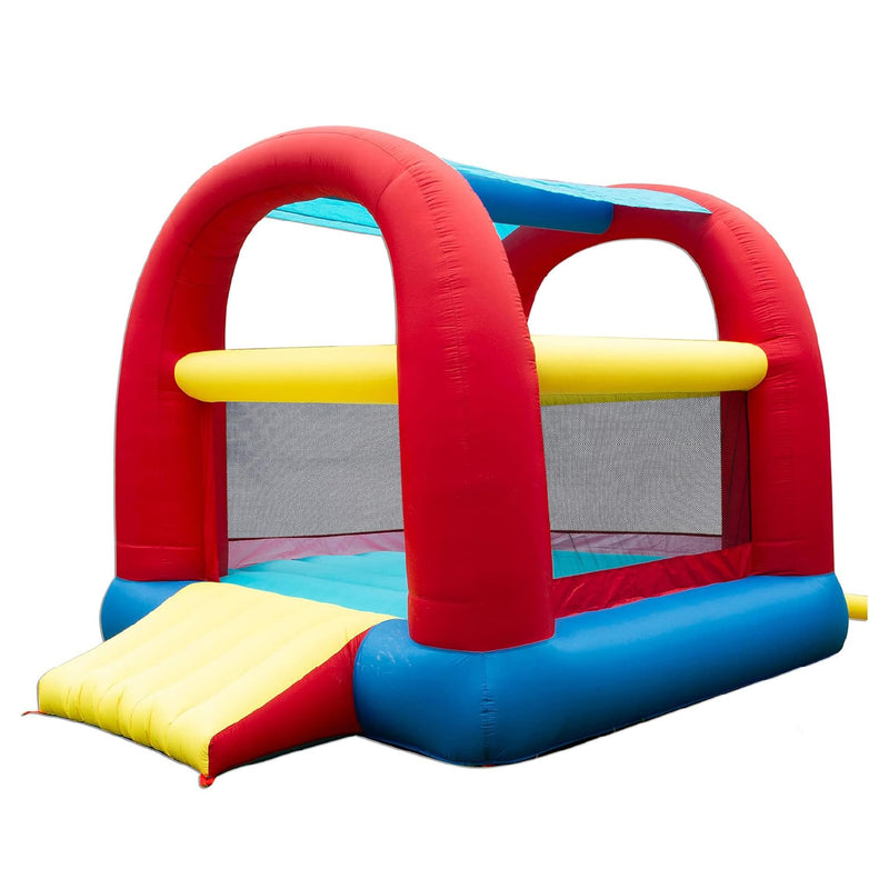 Cool Canopy Bouncer Inflatable Slide & Shaded Backyard Bounce House (Open Box)