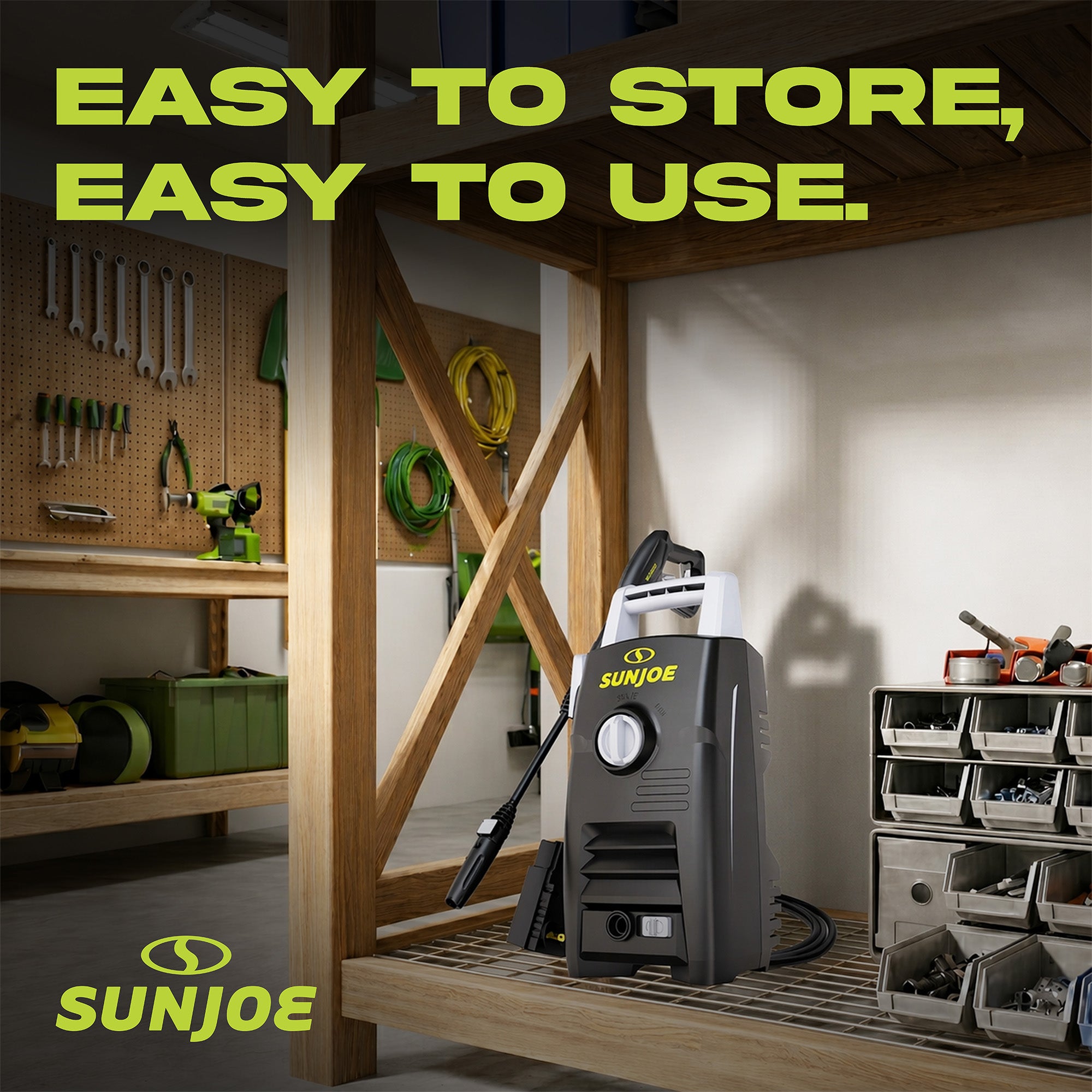 Sun Joe Electric Pressure Washer, Wand & Accessories, Certified (Used)