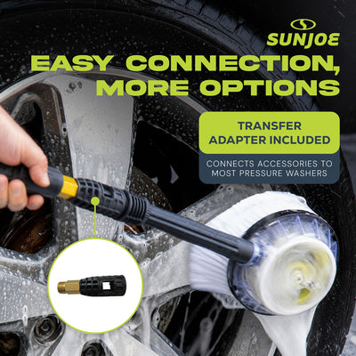 Sun Joe Car Cleaning Accessory Kit Pressure Washer Brush Set, CCK (Open Box)