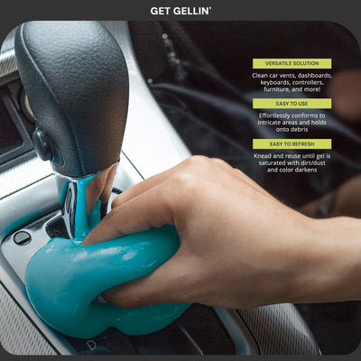 Auto Joe 2Pk Car Multi-Purpose Cleaning Gel for Vents & Keyboards, ATJ-DCG1-2PK - VMInnovations