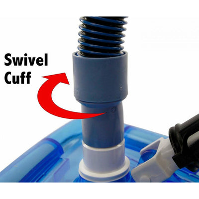 Plastiflex 1.25 Inch x 30 Foot Spiral Wound Bosun Vacuum Hose Swivel Cuff (Used)