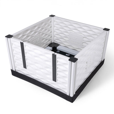 EZwhelp 28"x28" Puppy Dog Whelping Box Playpen w/Rails & Liner, Black(For Parts) - VMInnovations