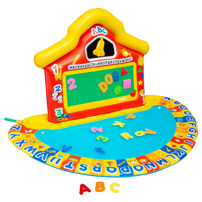 Banzai Jr School Splash Educational Learning Water Play Mat, Ages 3+ (Open Box)