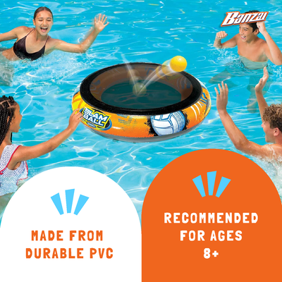 Banzai SLAM BALL 360 Plastic High-Energy Pool or Lawn Game, Ages 8+ (Open Box) - VMInnovations
