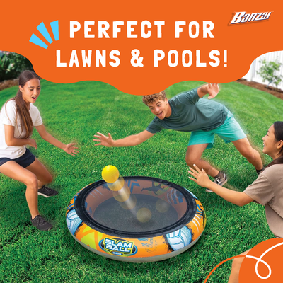 Banzai SLAM BALL 360 Plastic High-Energy Pool or Lawn Game, Ages 8+ (Open Box)