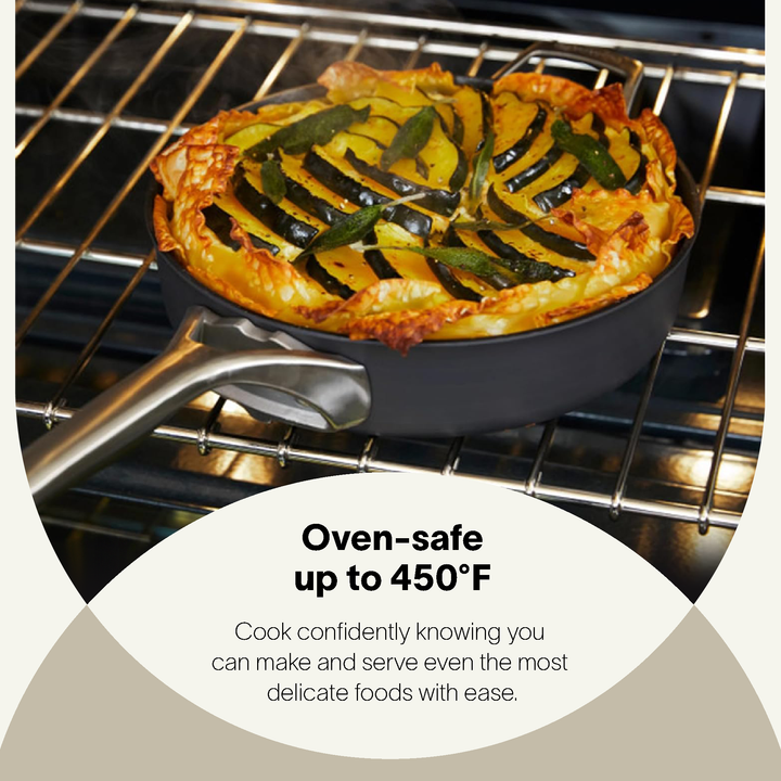 Premier 13 Inch Hard Anodized MineralShield Nonstick Flat Wok Pan (Used) - VMInnovations
