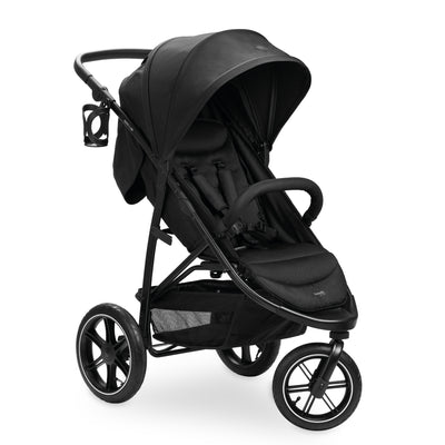 hauck Stroller Rapid 3 Air Reclining Seat, Compact Fold Stroller with Air Tires, Black
