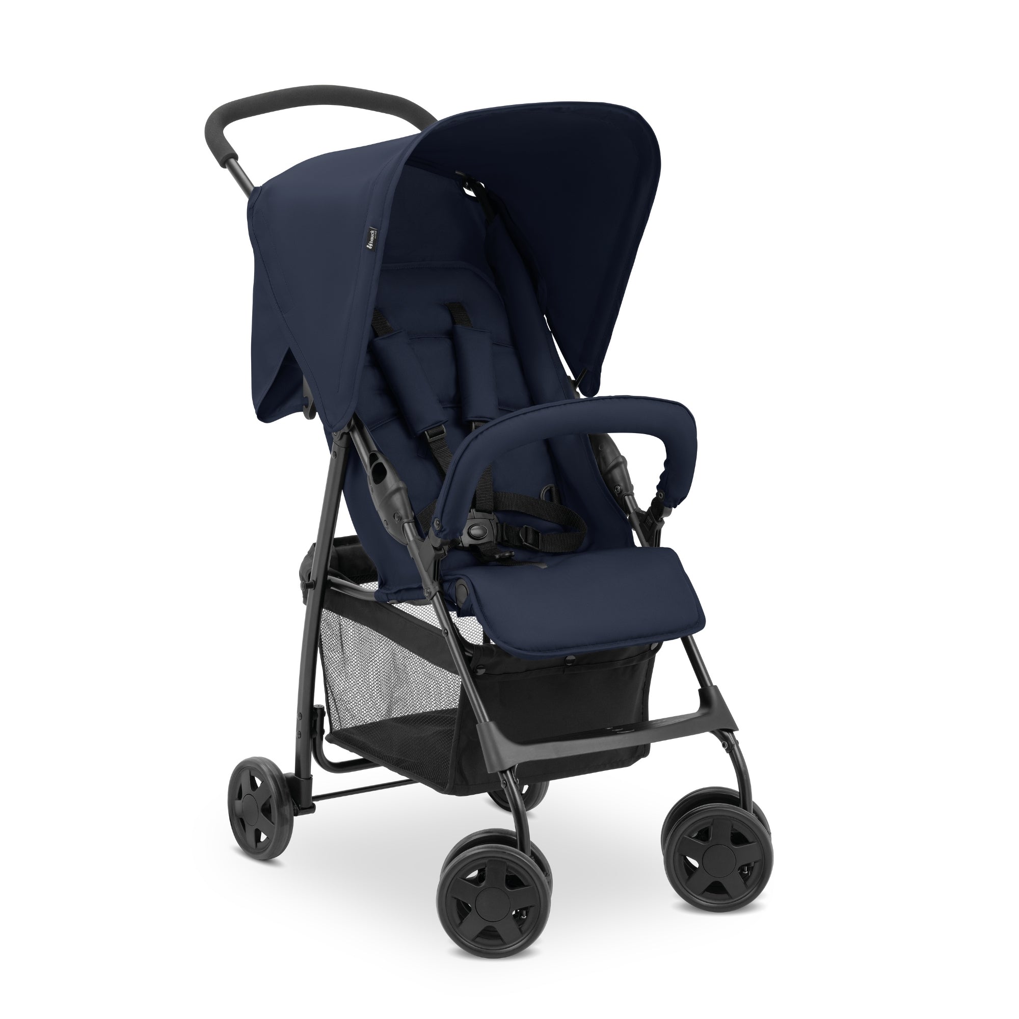 hauck Sport T13 Lightweight Compact Foldable Stroller Push Chair, Dark Blue - VMInnovations