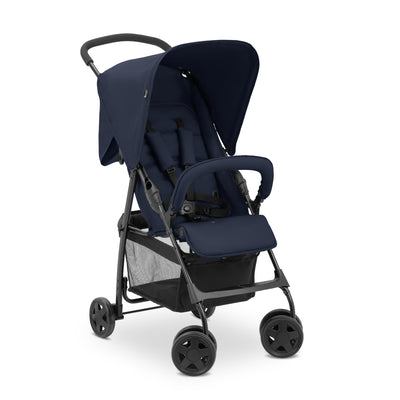 hauck Sport T13 Lightweight Compact Foldable Stroller Push Chair, Dark Blue - VMInnovations