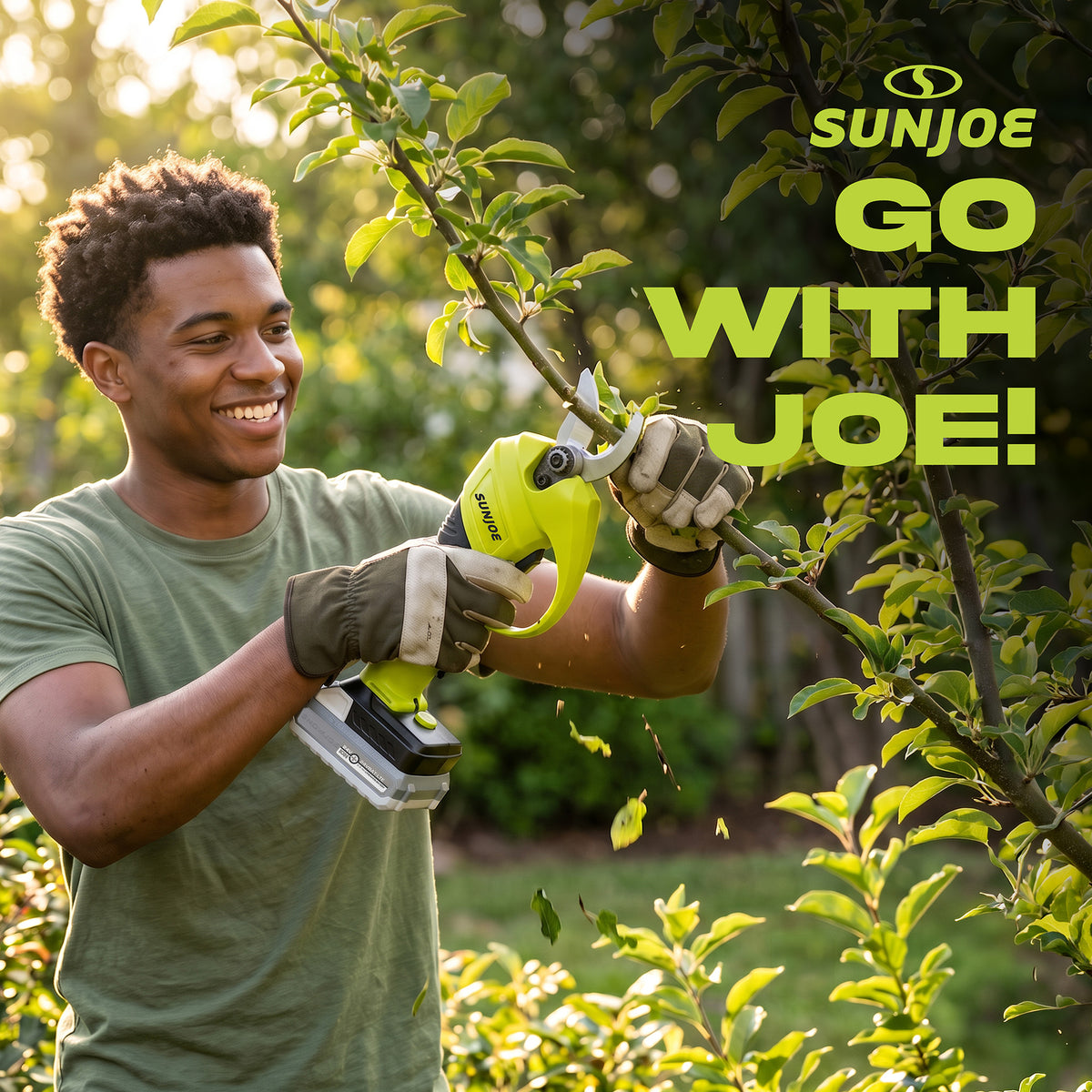 Sun Joe 24V Cordless Handheld Pruner with Battery and Charger, 80W (Open Box) - VMInnovations