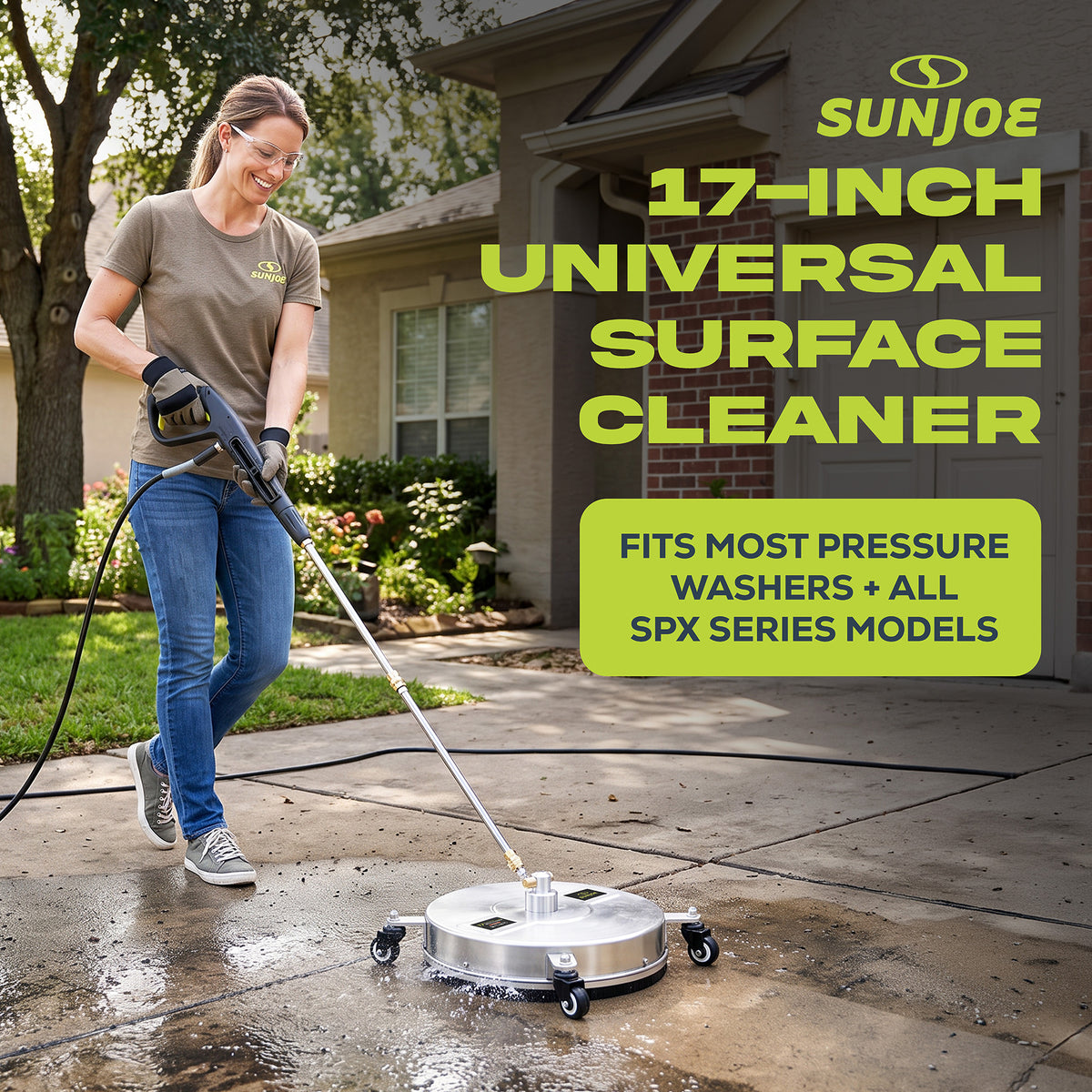 Sun Joe 17-Inch Universal Surface Cleaner Pressure Washer Attachment (Used)